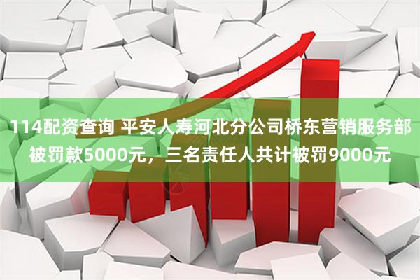 114配资查询 平安人寿河北分公司桥东营销服务部被罚款5000元，三名责任人共计被罚9000元